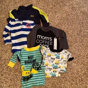 Boys 12 month 7 piece lot Cubs Under Armour